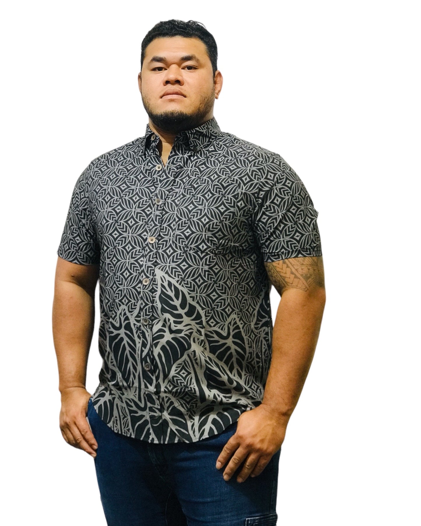 KALO MEN'S 4WAY STRETCH SHIRT TS4WS0010