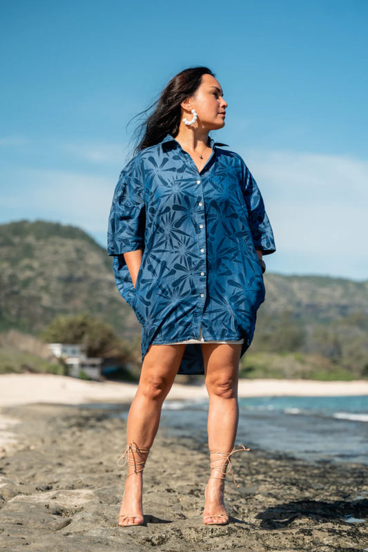 DENIM SAFUNE YOGA DRESS TT169