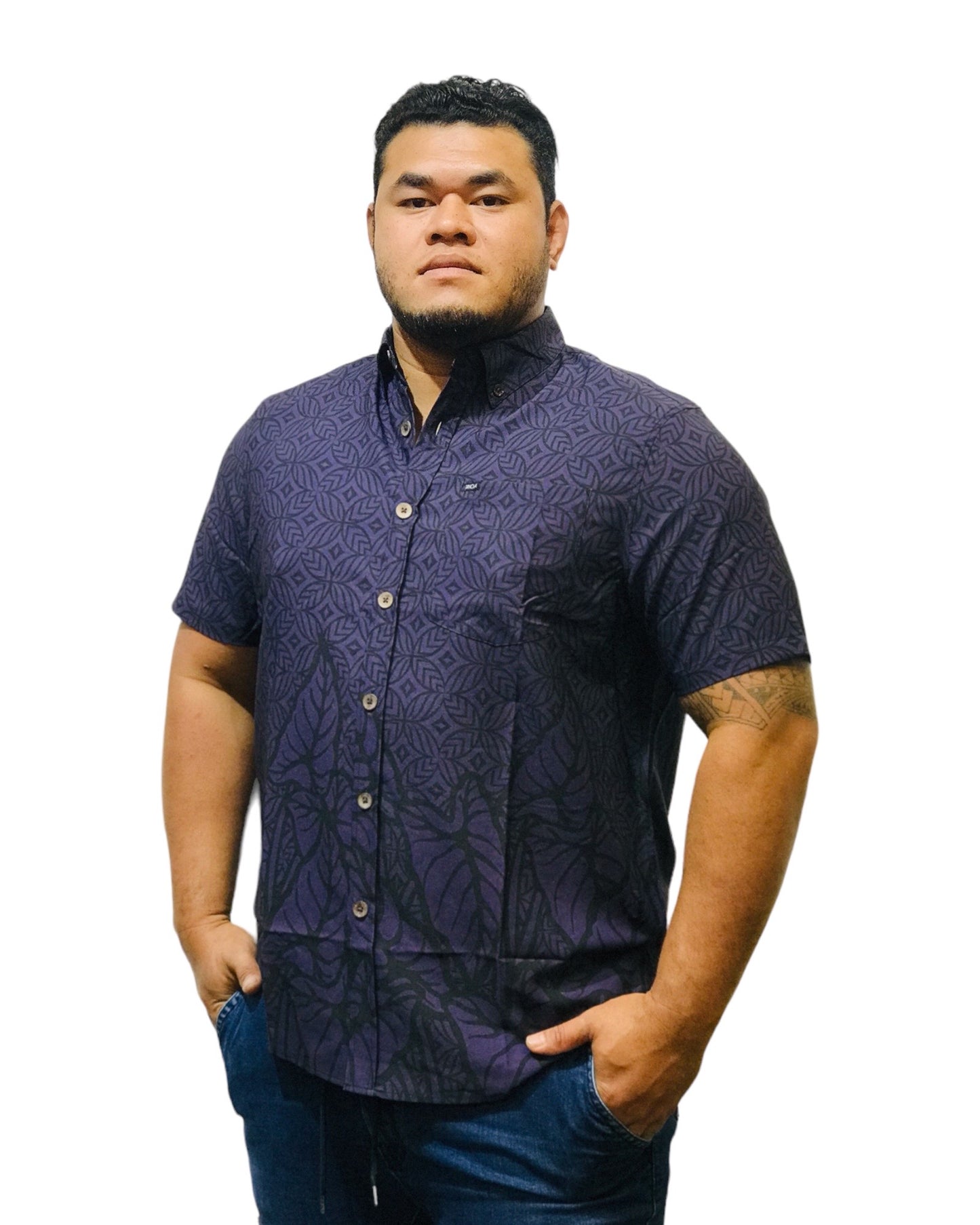 KALO MEN'S 4WAY STRETCH SHIRT TS4WS0010