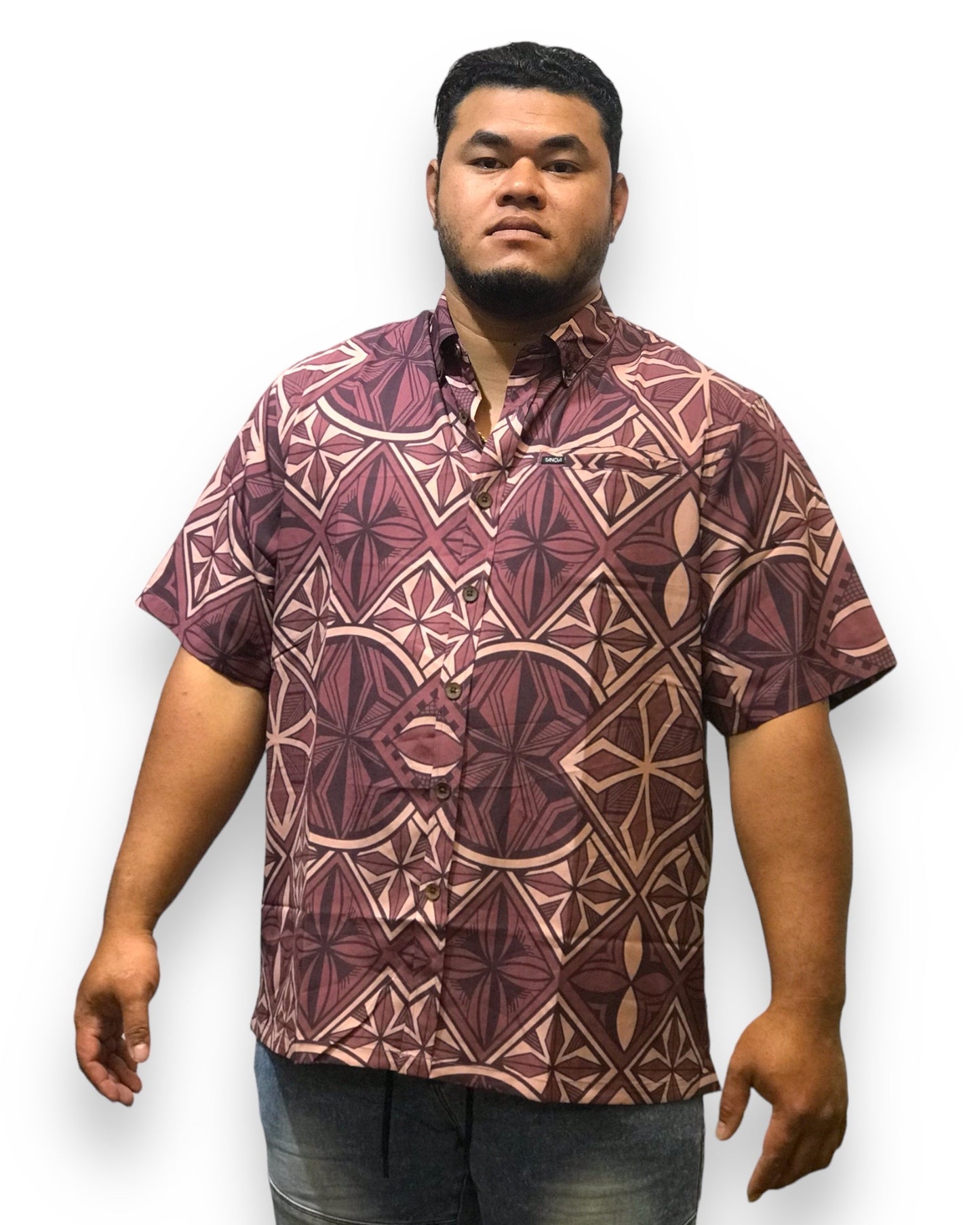 KEHAULANI 4WAY STRETCH SHIRT TS4WS016-PURPLE