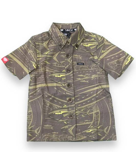 AHI BOY'S 4WAY STRETCH SHIRT B4WS013