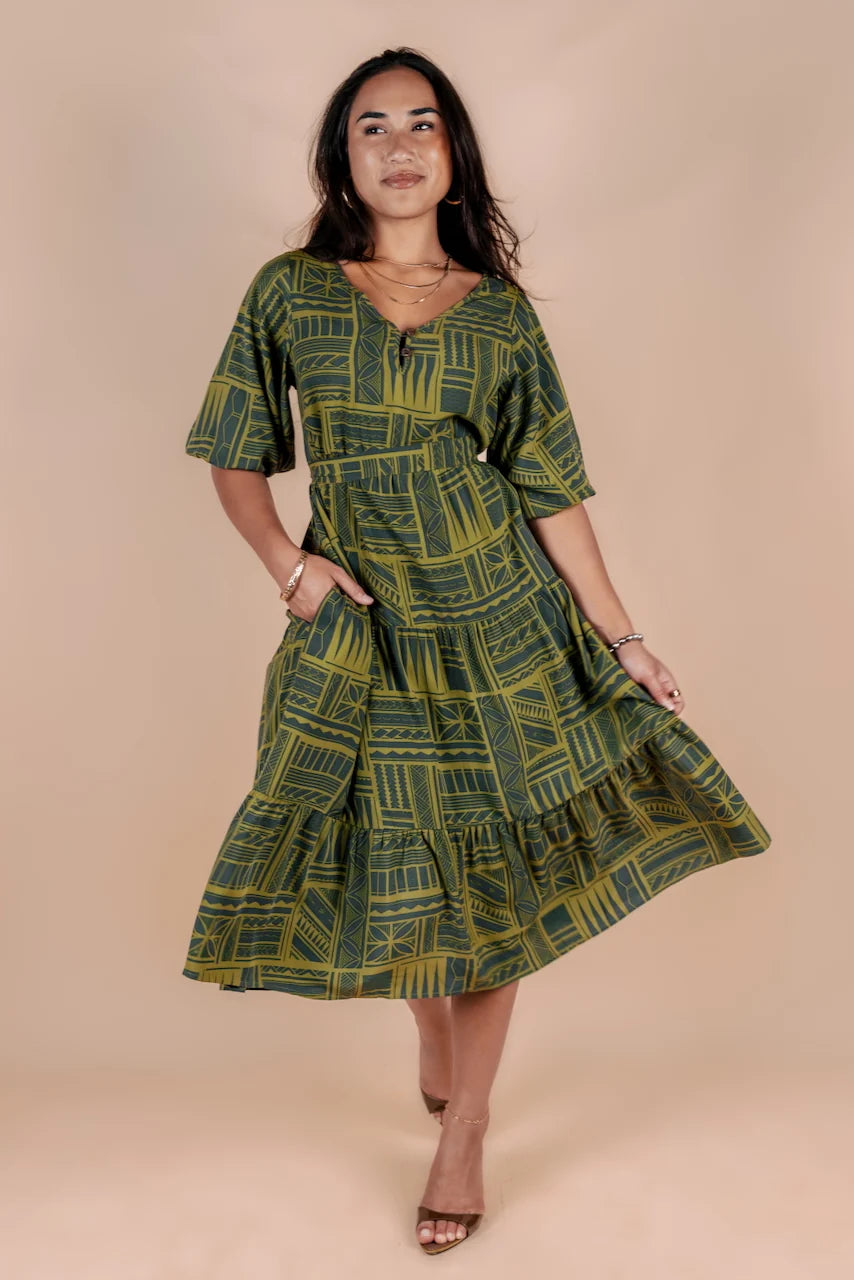 WOMEN'S TANU II MIDI DRESS - TD154