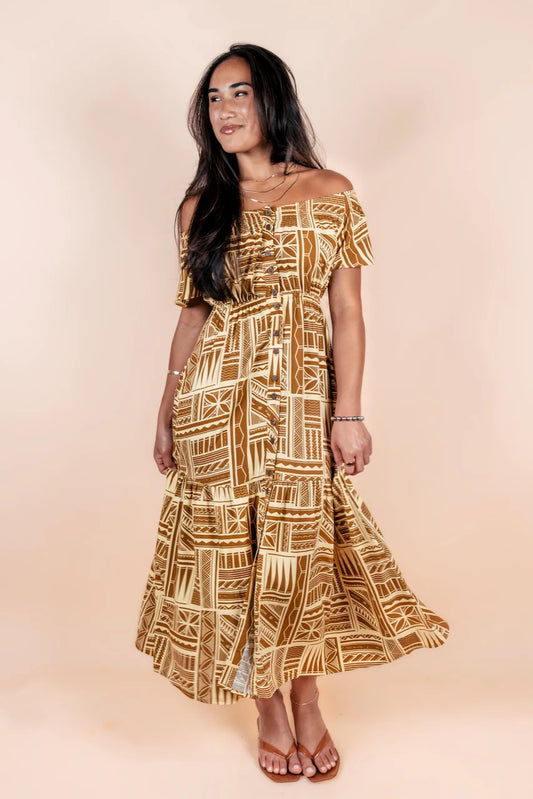 WOMEN'S TANU II OFF SHOULDER DRESS - TD137