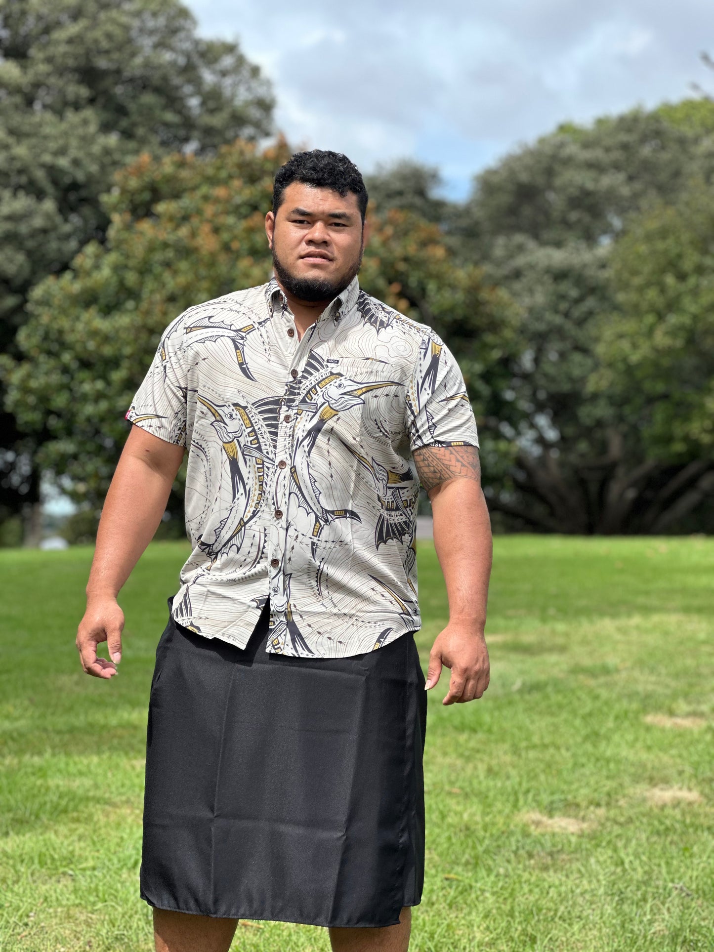 SWORDFISH MEN'S 4WAY STRETCH SHIRT TS4WS019