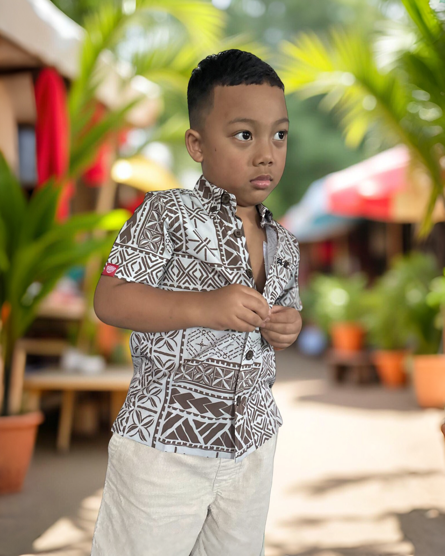 LE ALA BOYS SHIRT B4WS025