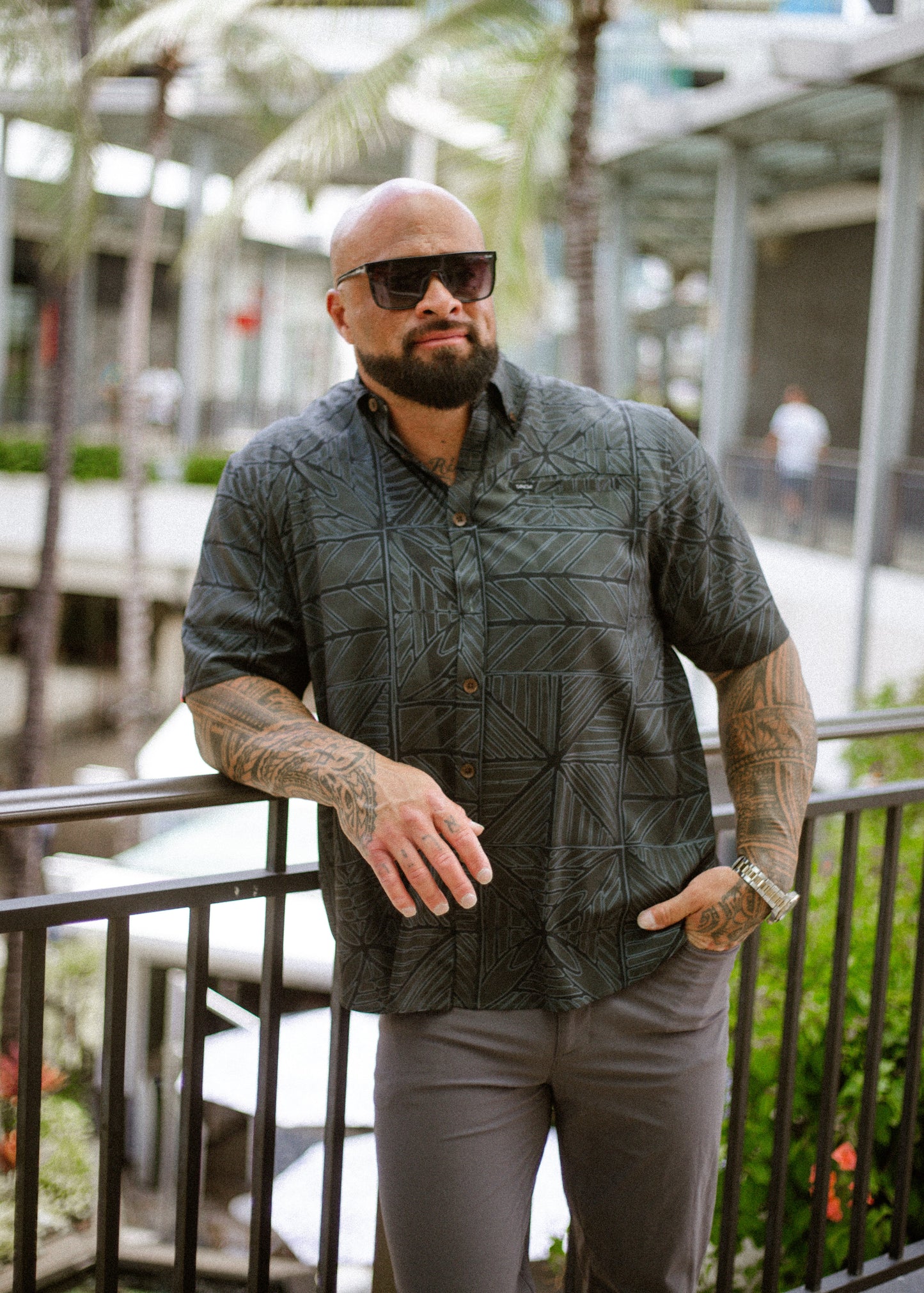 TAUTUA MEN'S 4WAY STRETCH SHIRT TS4WS018