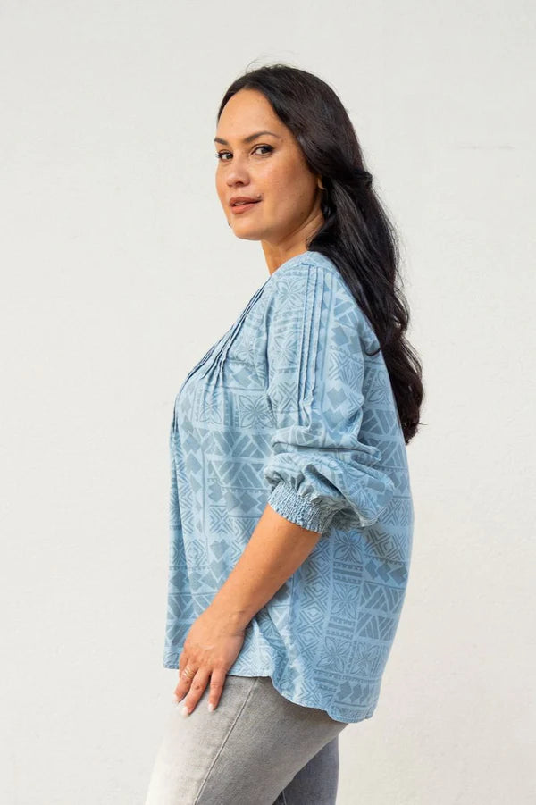 DENIM SAFUNE LADIES TOP TT135SH