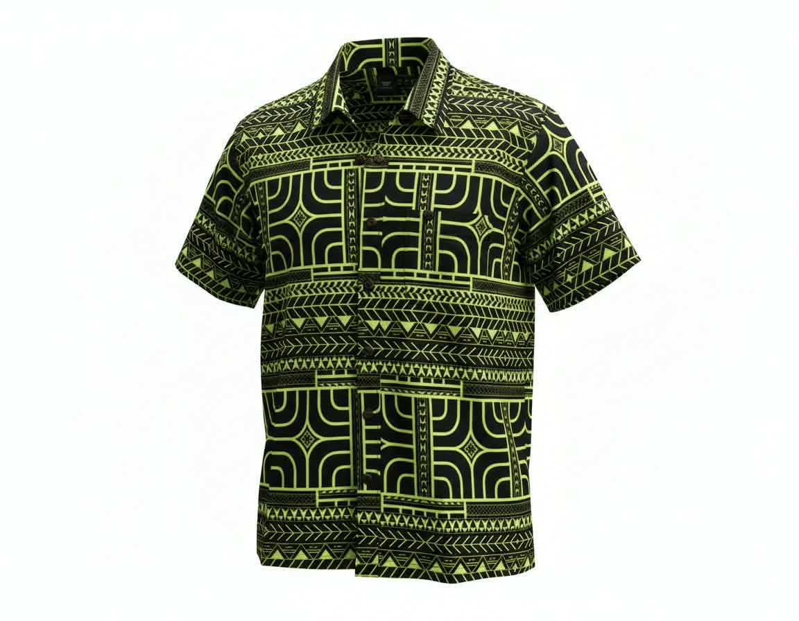 MEN'S SHIRT SS2972 GREEN