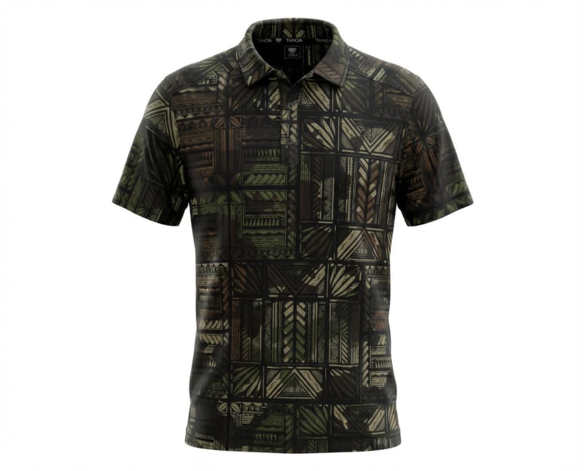 MEN'S POLO 4 WAY CAMO MP005