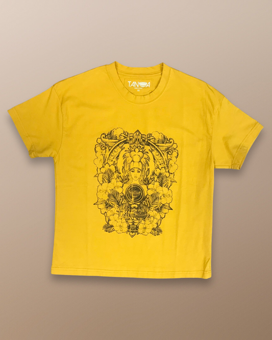 LADIES T-SHIRT TAUPOU YELLOW