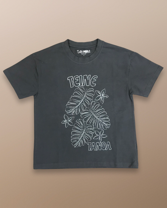 LADIES T-SHIRT TEINE TANOA GRAY