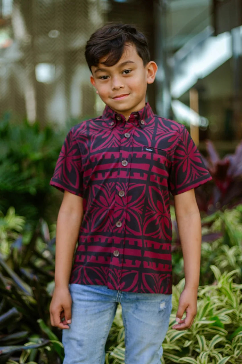 ROSA BOYS 4WAY STRETCH SHIRT B4WS018