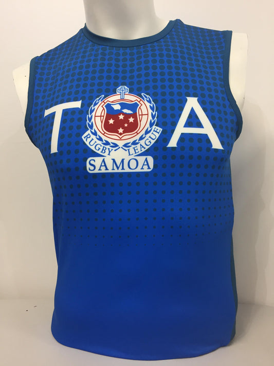 Toa Sleeveless - Half Tone T71604/Blue
