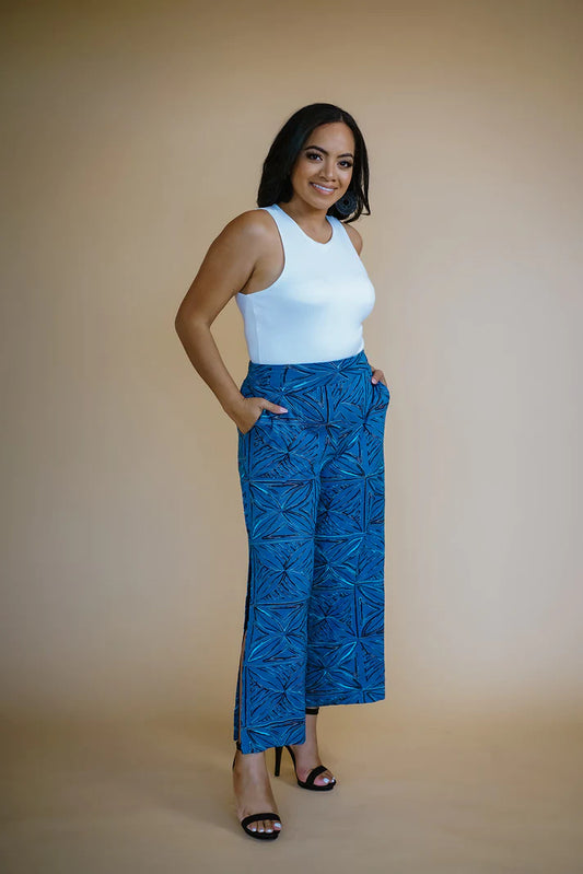 LUANA GAUCHO PANT BLUE- TP120