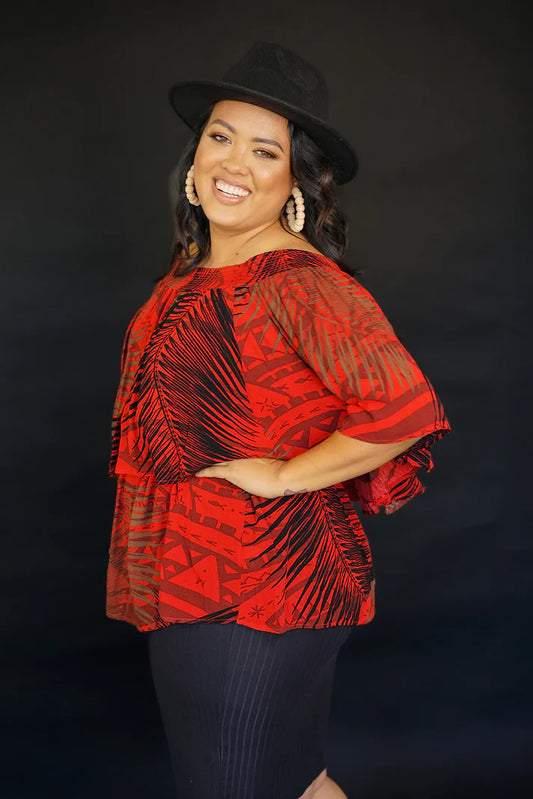 NU'UULI OFF SHOULDER TOP TT133