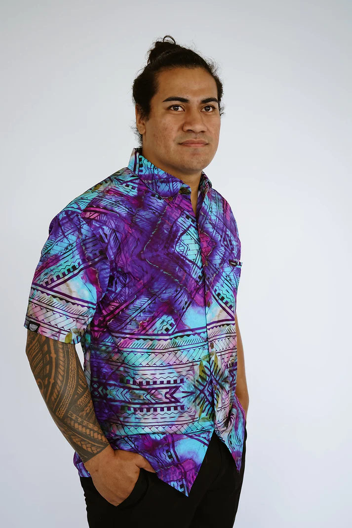 SUVA 4-WAY STRETCH TANOA SHIRT- SS2770 FB1262