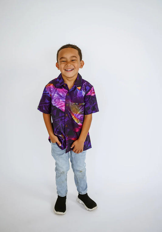 LATA 4-WAY STRETCH TANOA BOYS SHIRT SB1276 FB1176
