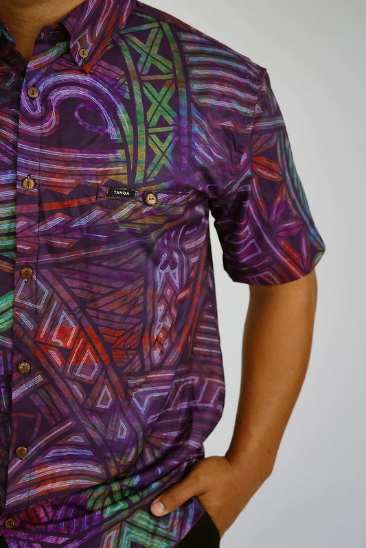 MIKA 4-WAY STRETCH TANOA SHIRT- SS2765 FB1175