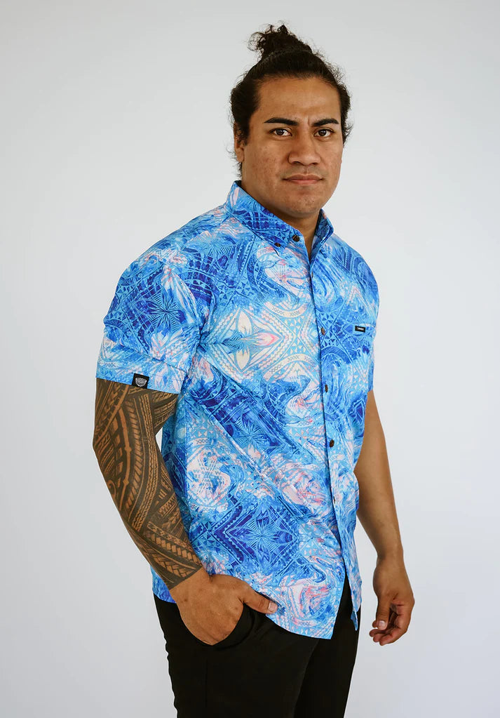 ULA 4-WAY STRETCH TANOA SHIRT- SS2764 FB1173