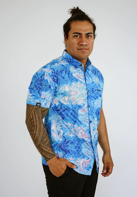 ULA 4-WAY STRETCH TANOA SHIRT- SS2764 FB1173