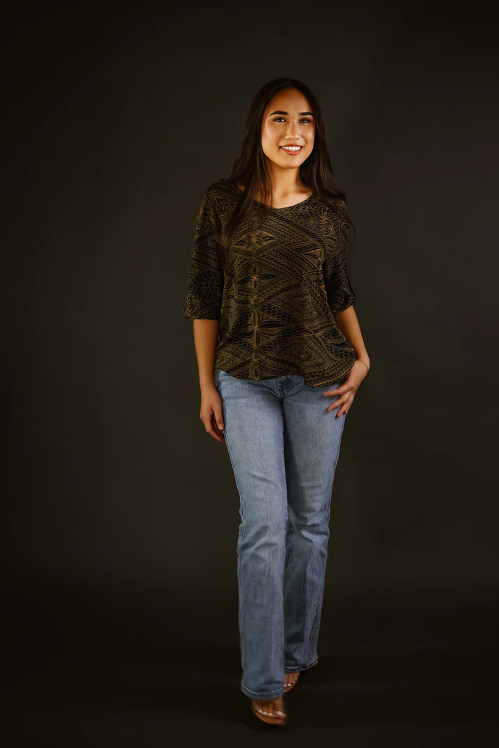 LOLE VNECK TOP TT129