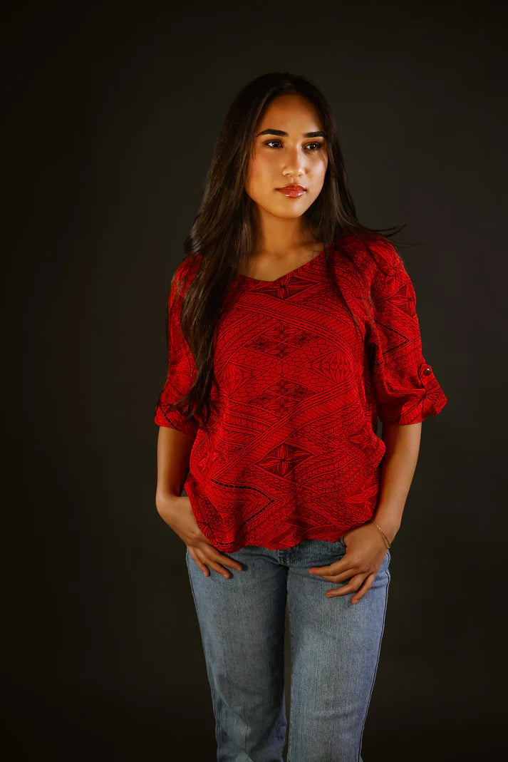 LOLE VNECK TOP TT129