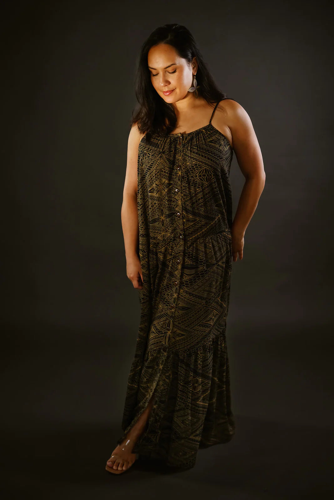 LOLE LAYERED MAXI DRESS TD163