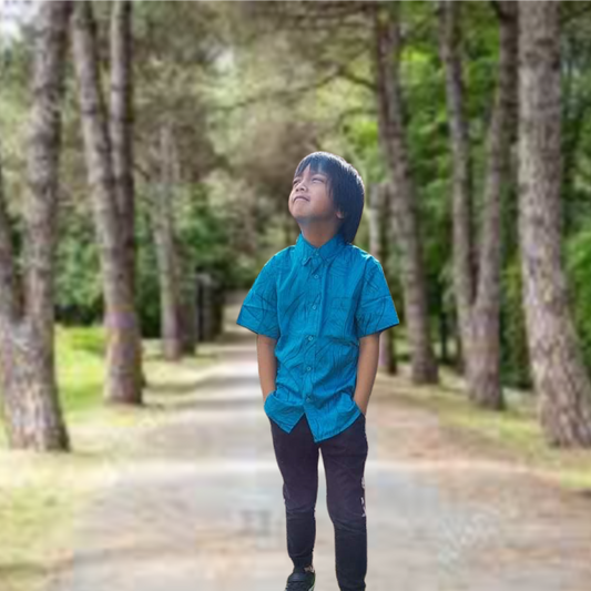 WAVE TANOA BOYS SHIRT- BSC02