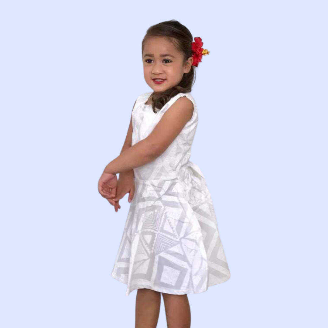 Girl's Dress LG1031 White