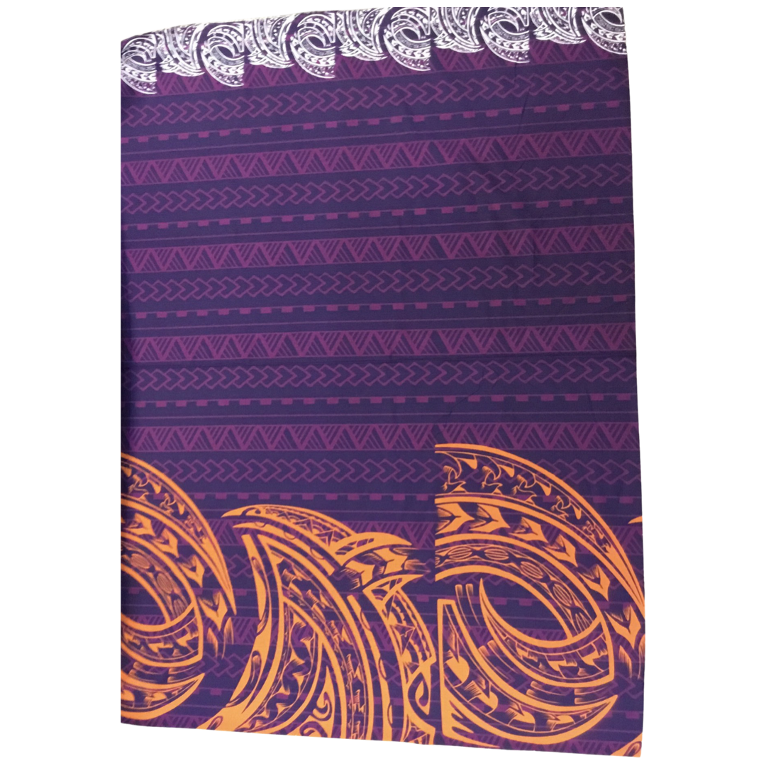 Purple Wave Fabric
