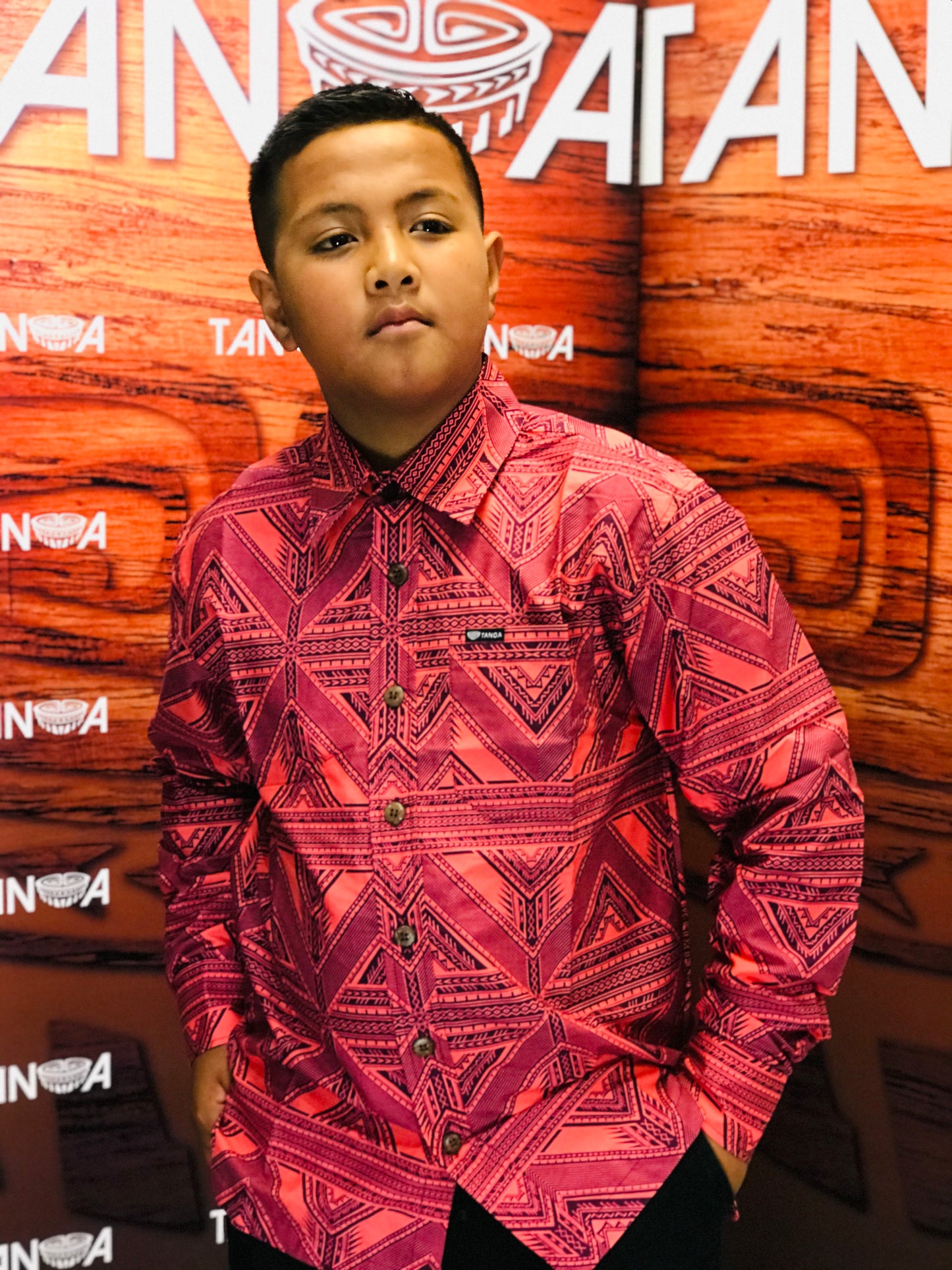 SL1121 Red L/Sleeves Shirt.