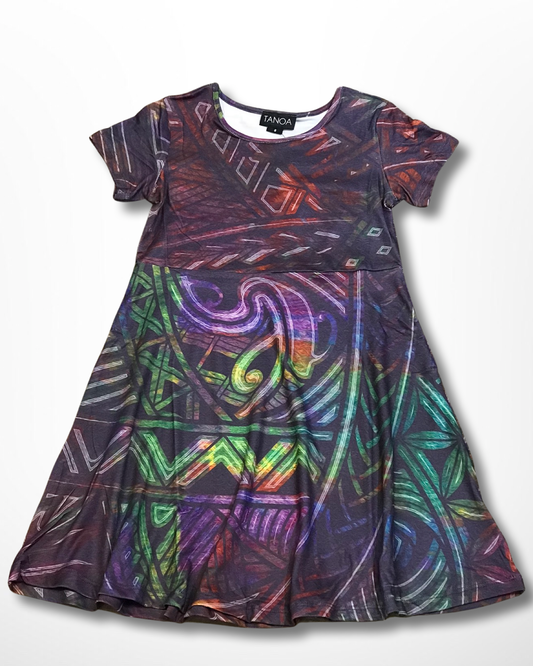 MIKA GIRLS SKATER DRESS LG1504 FB1175