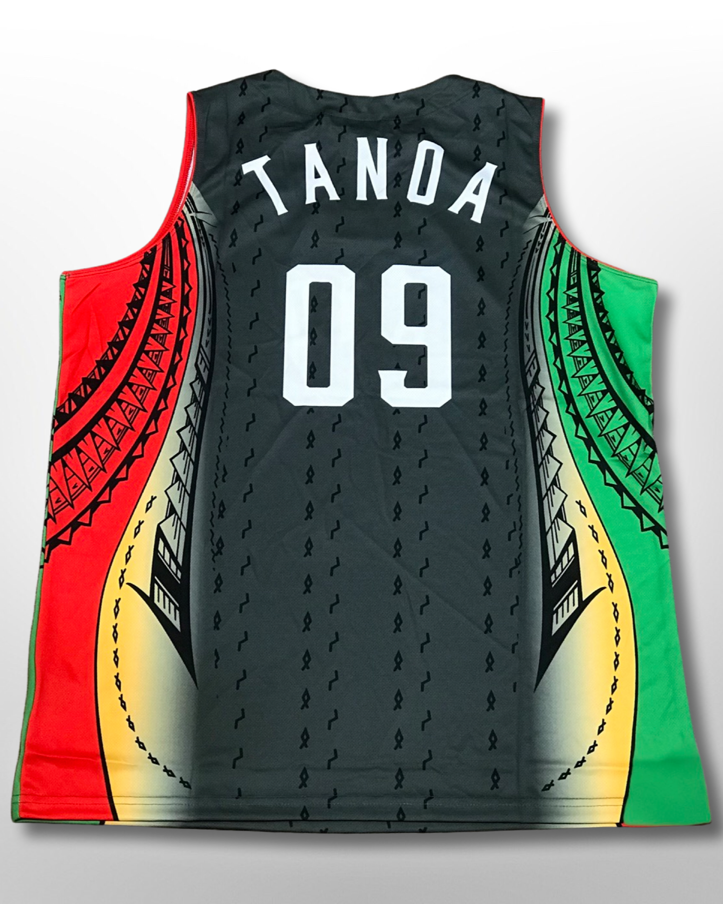 Tanoa Basketball Vest Vasea - TM1903 - RASTA COLOR