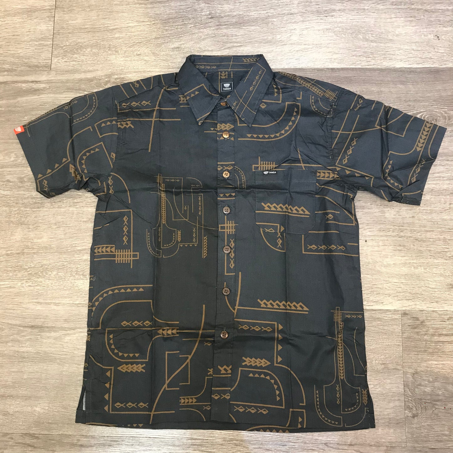 TANOA MENS SHIRTS SS2808 MIDNIGHT BLUE