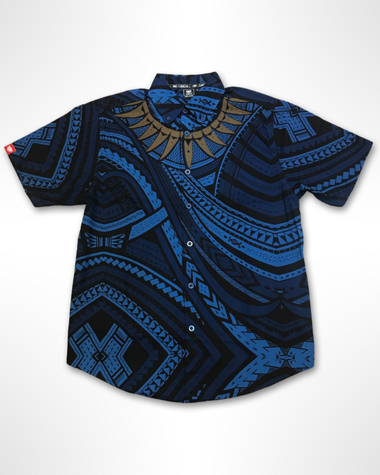 NIFO MEN'S COTTON SHIRT MSS001 BLUE