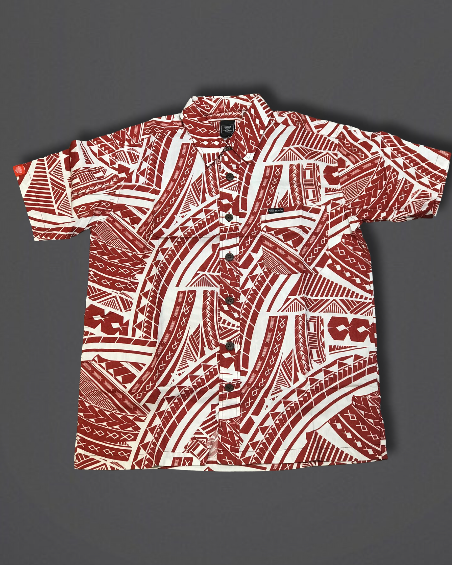 TANOA MENS SHIRTS SS2804 RED