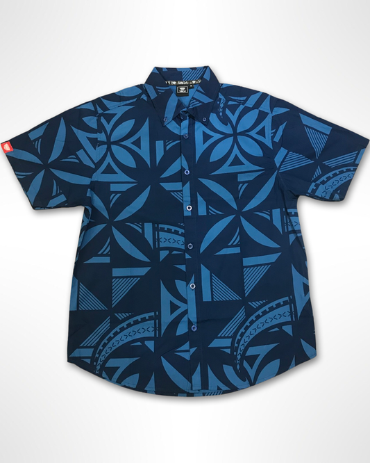 PULE MEN'S COTTON SHIRT MSS001 BLUE