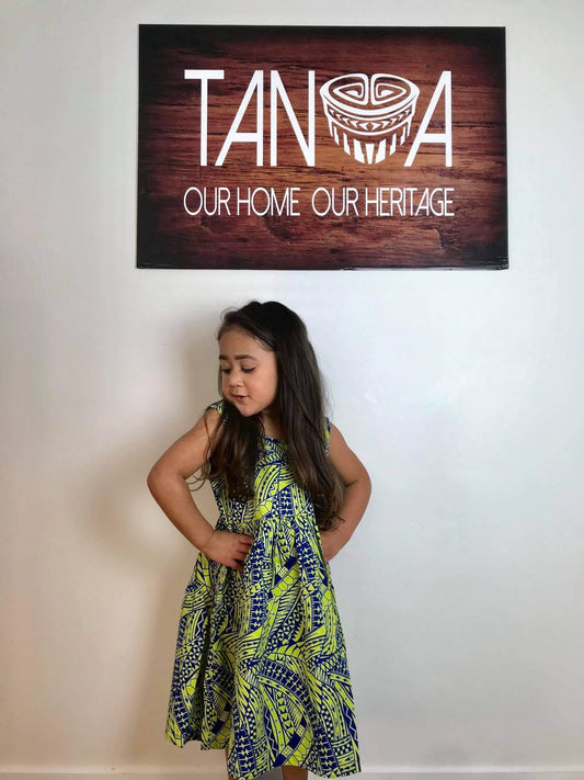 Sialei Placket Dress LG895-Lime