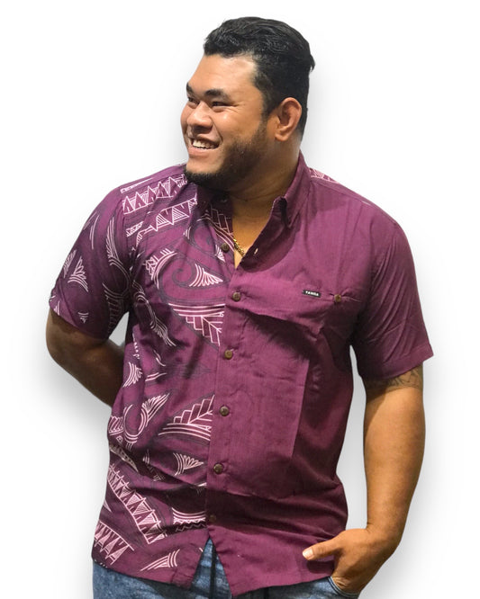 TANOA MEN'S ENGINEERED SHIRT KAHA SS2959