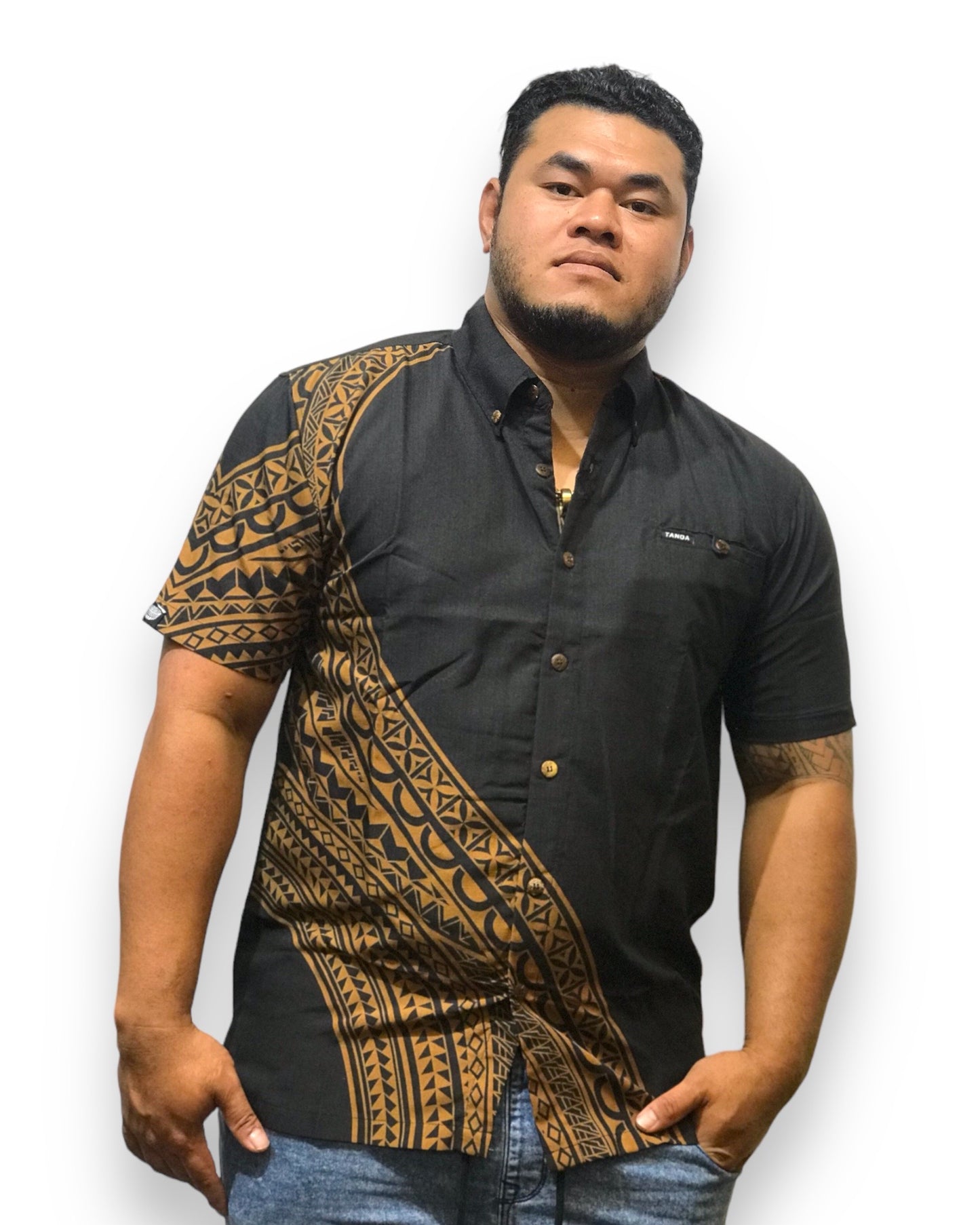 TANOA MEN'S ENGINEERED SHIRT TUPU SS2958