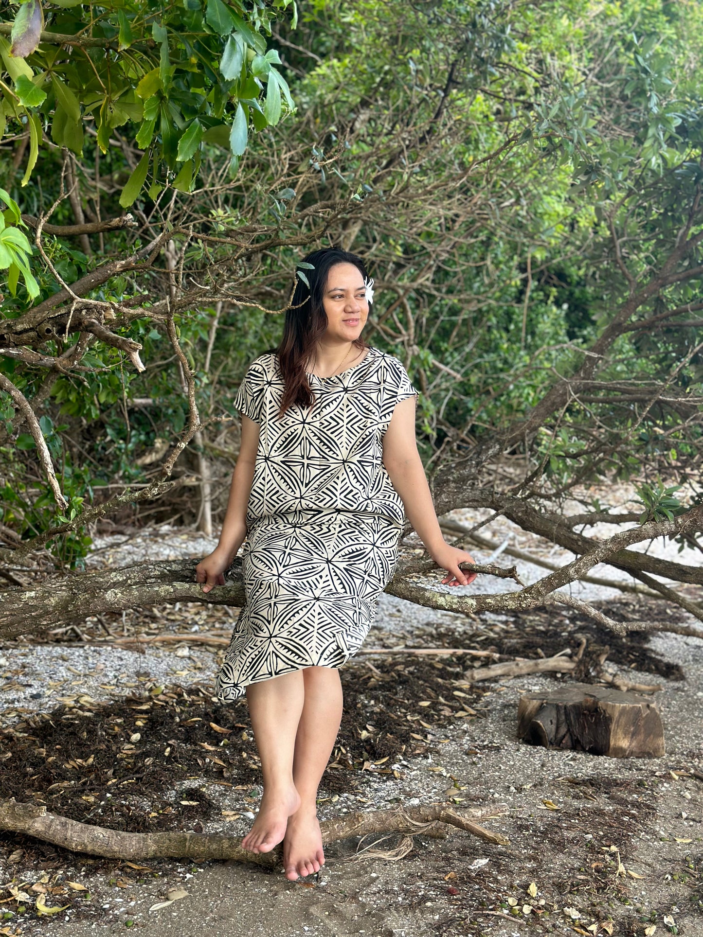 VAILOA MIDI DRESS TD138 BLACK