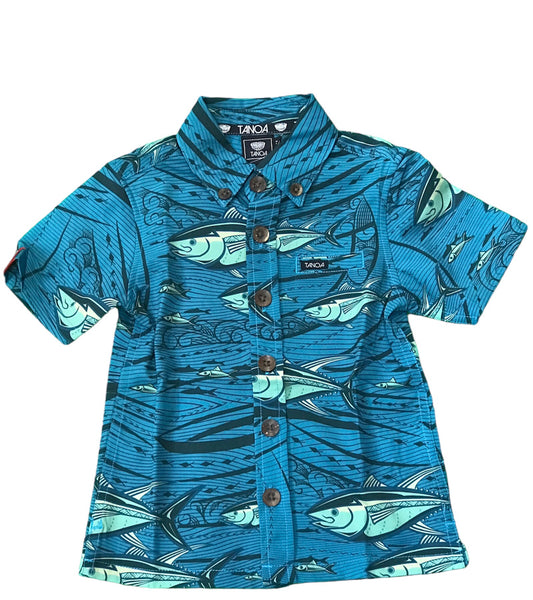 AHI BOY'S 4WAY STRETCH SHIRT B4WS013