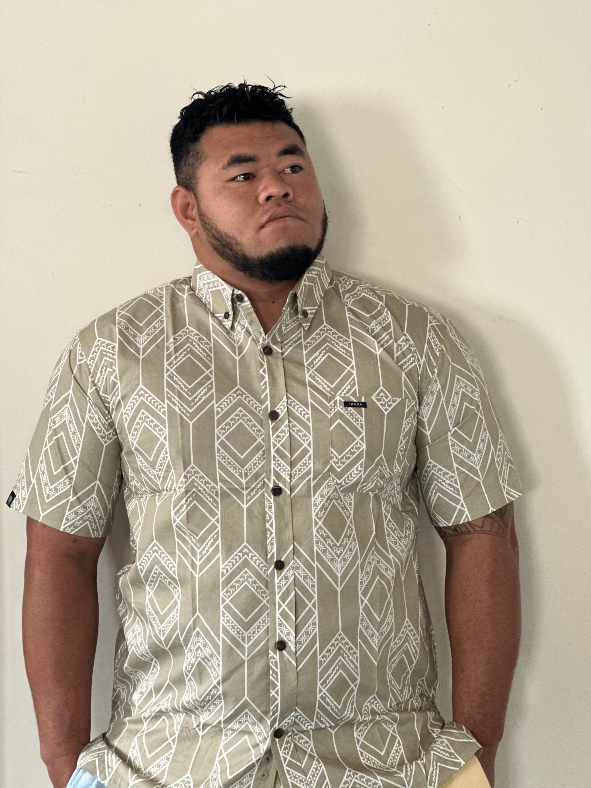 TANOA MEN'S SHIRT SS3022 – www.tanoa.co.nz