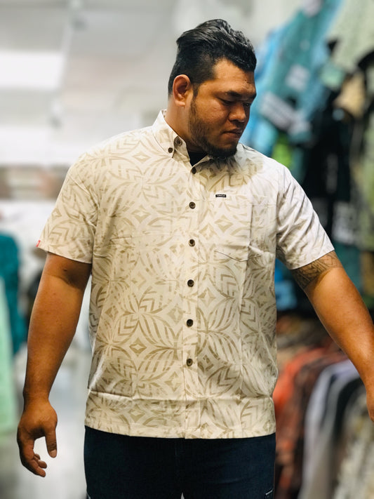 FAGATOGO MEN'S 4WAY STRETCH SHIRT TS4WS0015