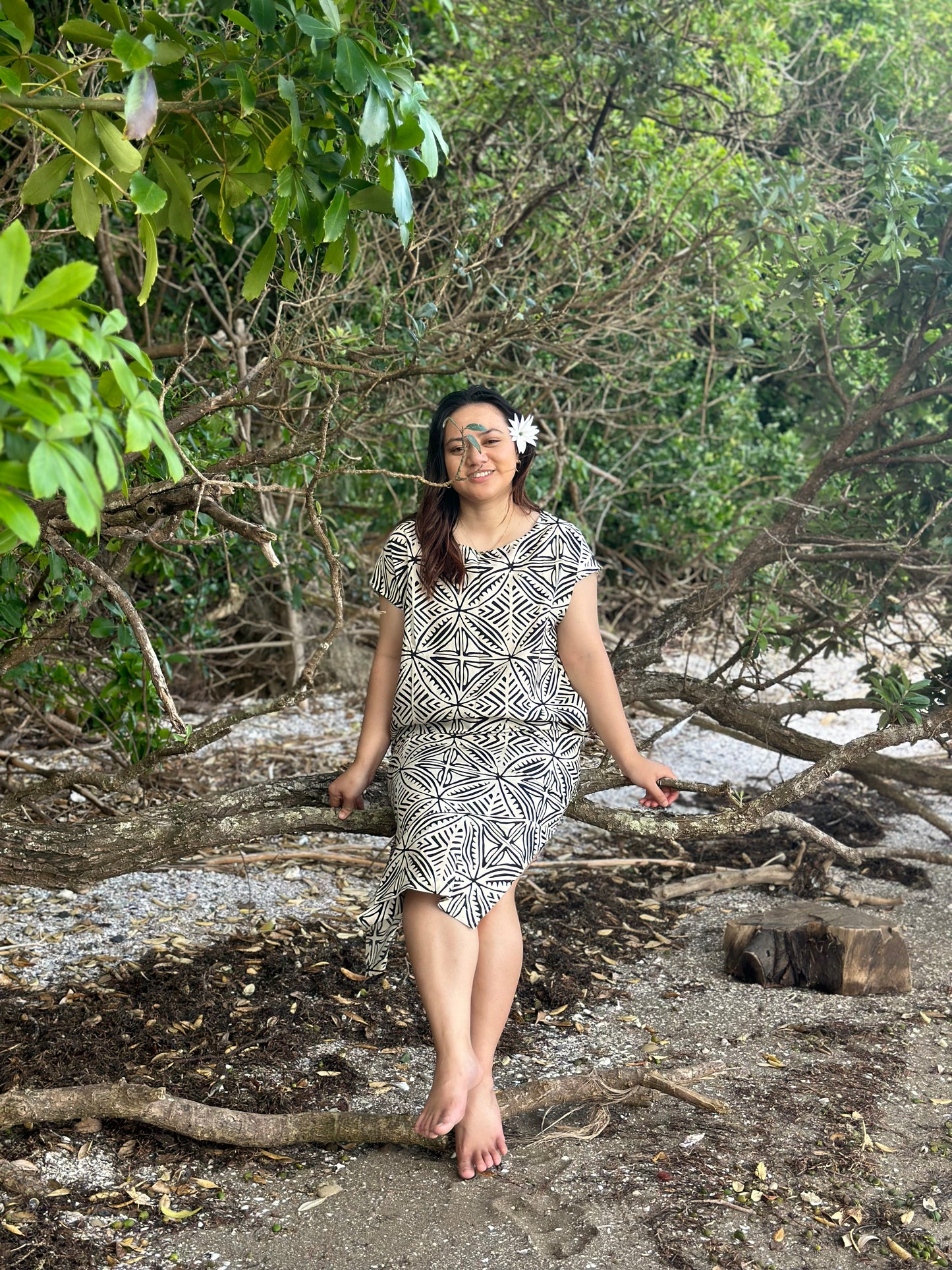 VAILOA MIDI DRESS TD138 BLACK