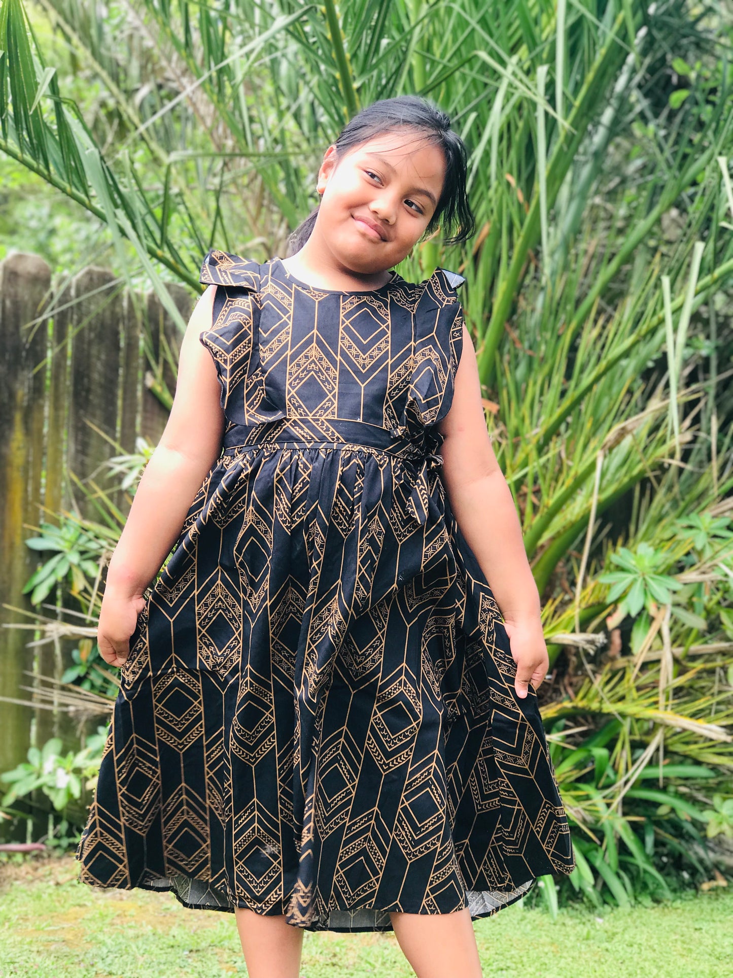 SIALEI GIRL'S DRESS-LG1582