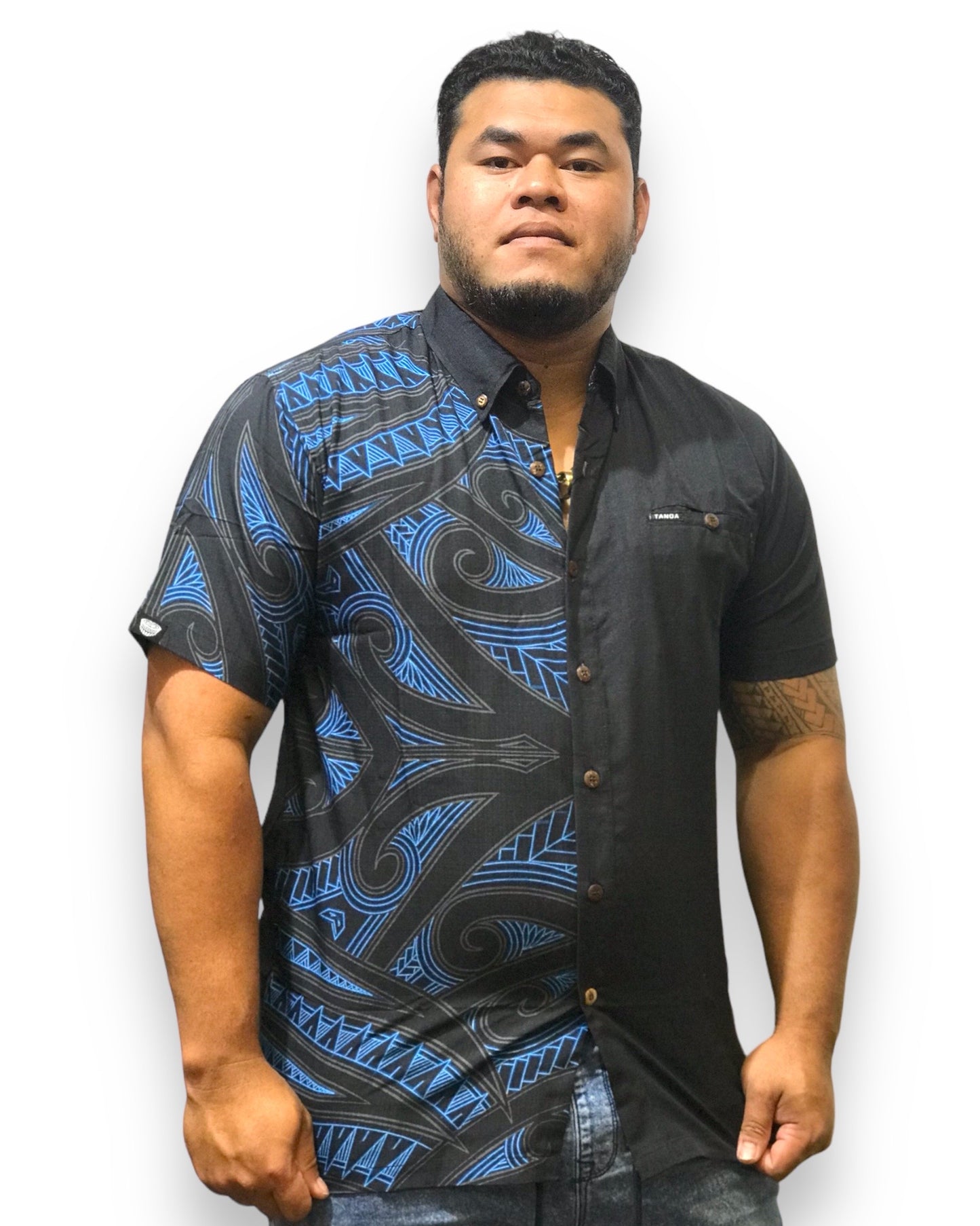 TANOA MEN'S ENGINEERED SHIRT KAHA SS2959