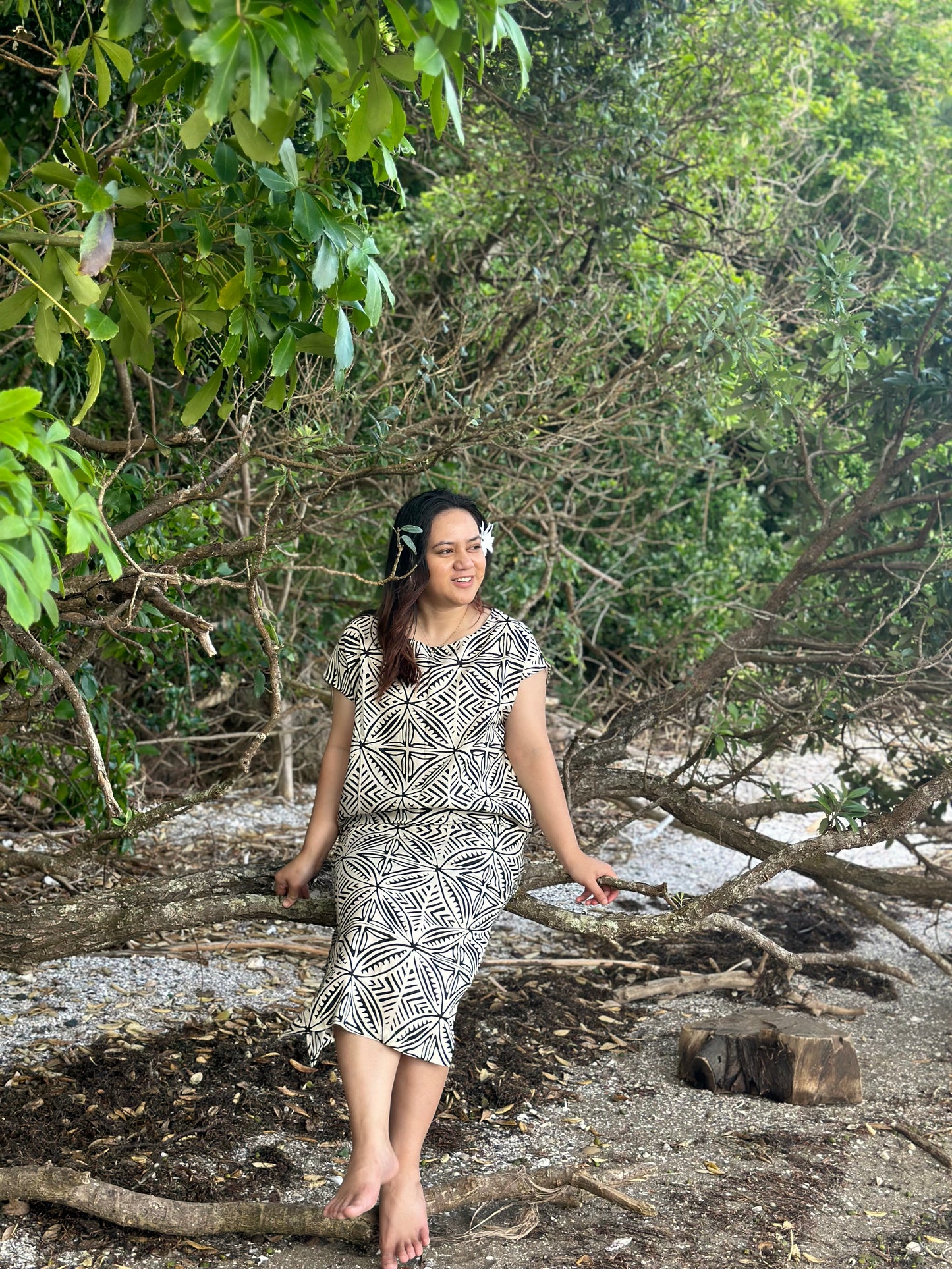 VAILOA MIDI DRESS TD138 BLACK