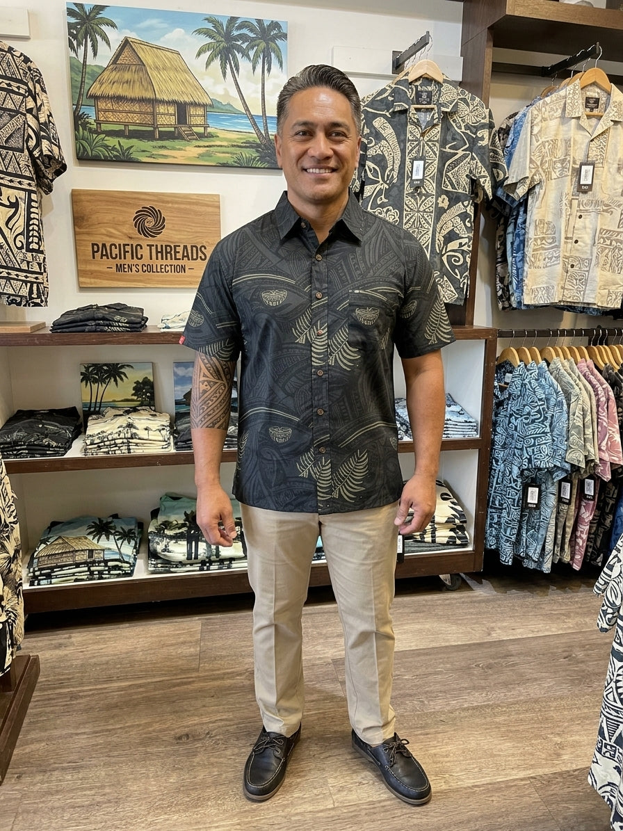 MEN'S SHIRT SS2620 CHARCOAL