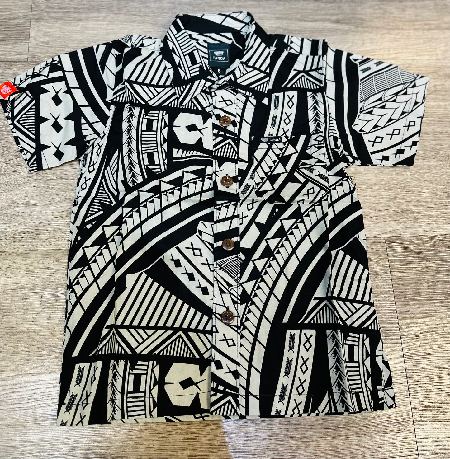 BOY'S SHIRT SB1249 BLACK